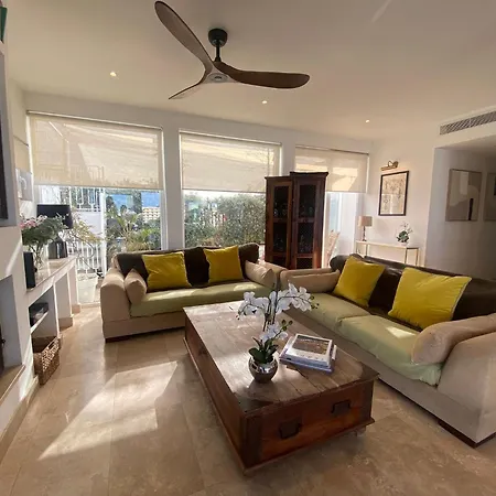 St Julians Luxurious Penthouse With Pool Enjoying Distant Seaviews